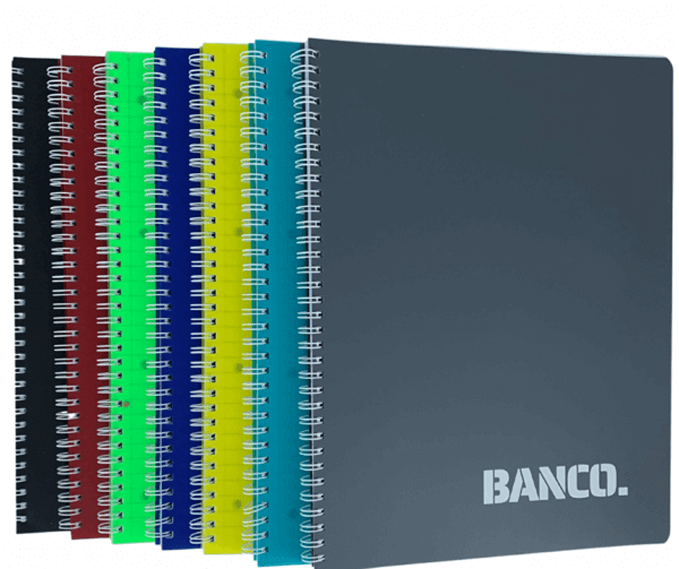 Quaderno A4 Spiralato Banco 5mm