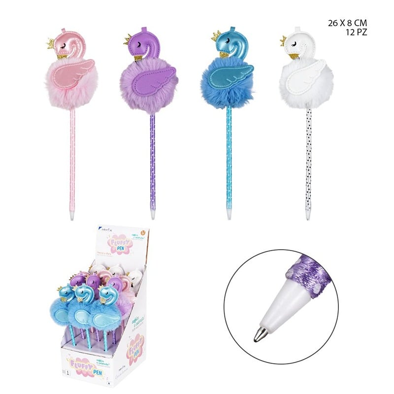 Pryma Penna Sfera Fluffy Cigno 1MM